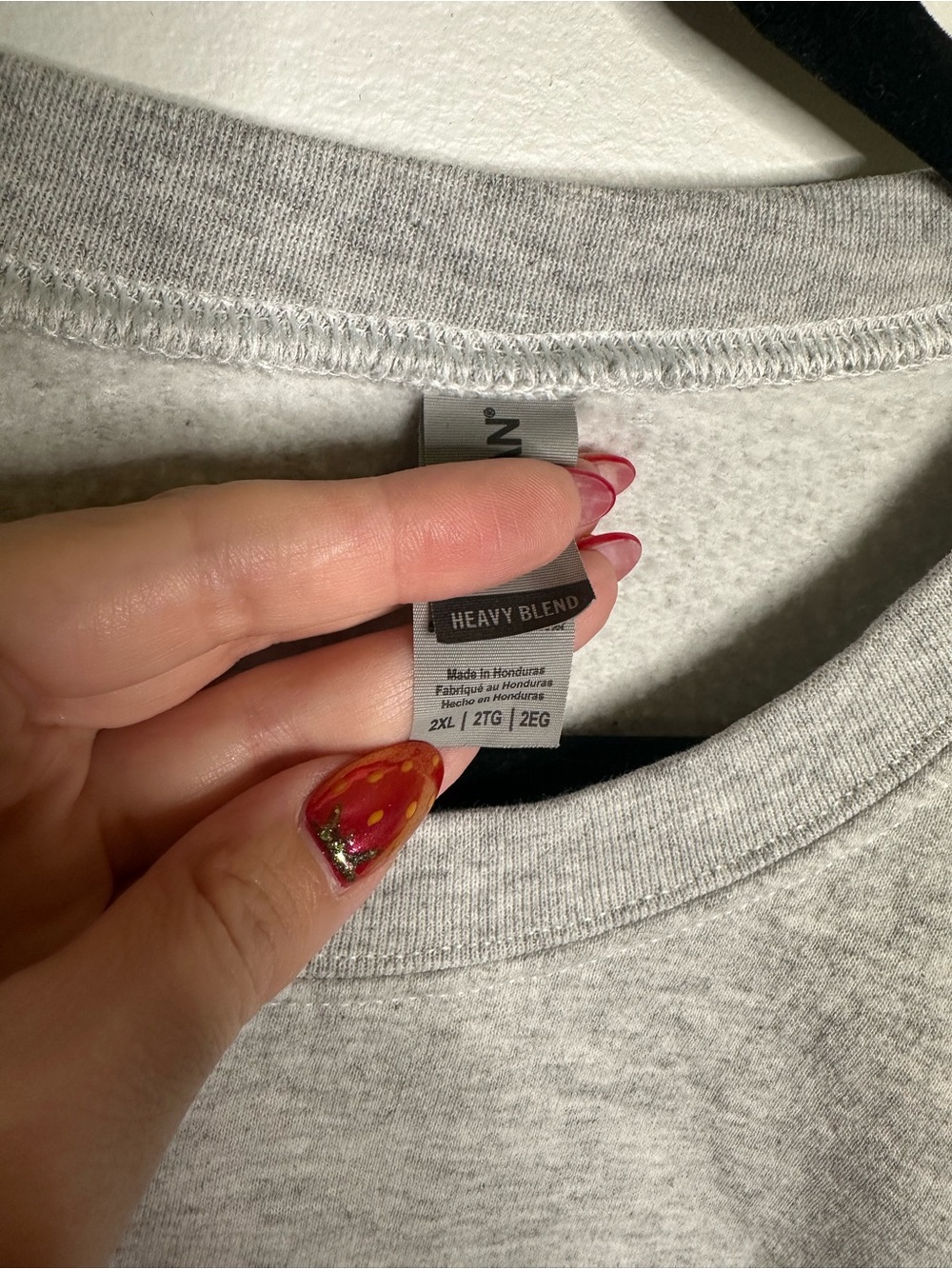 Gray Graphic Pickle jar Crewneck Sweatshirt sz xxl - Picture 3 of 4
